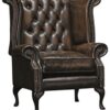 Fauteuil Chesterfiel Camel