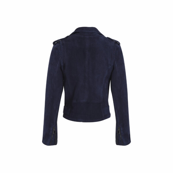 MARBELLA GRIS VELOURS BLEU – Image 3