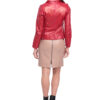 Veste Elsa Rouge Jupe Adela Beige