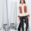 Ambra Whisky. Blouson En Mouton