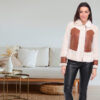 Ambra Whisky. Blouson En Mouton