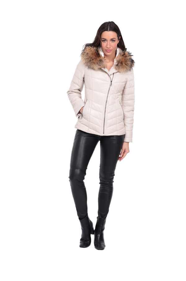 Veste Prestige Écru et Pantalon Candy Noir