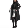 BELINDA_CROCO_NOIR_IMG_1281 BELINDA CROCO NOIR. Trench agneau imprimé croco