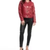 le blouson Brenda Rouge