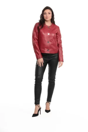 le blouson Brenda Rouge