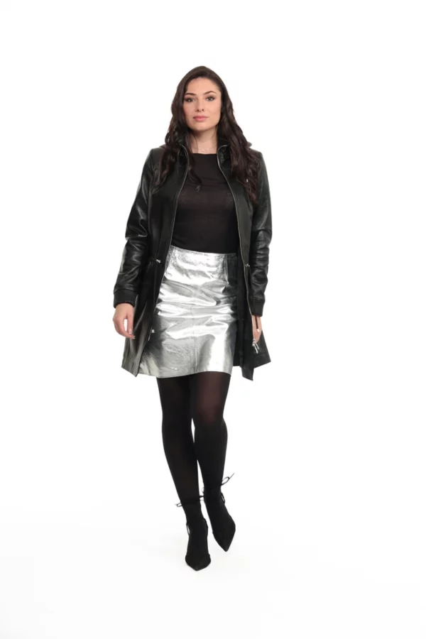 Bruna Noir. Veste en Agneau