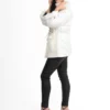 CATANE_BLANC_IMG_0090 Veste Catane Blanc. Veste en Laine Col Renard