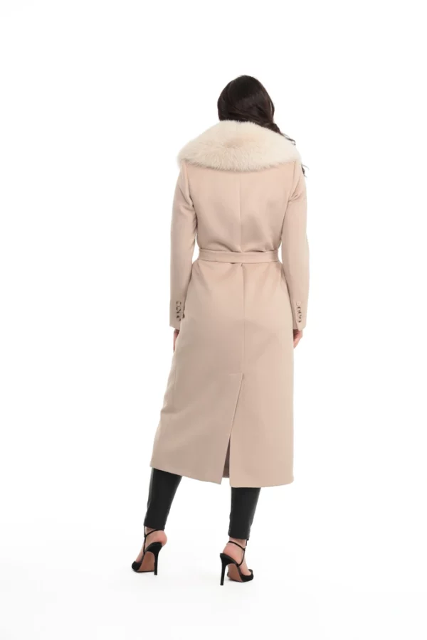 Veste Pise Ecru. Veste Textile COL RENARD