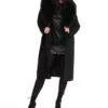 RIMINI_NOIR_IMG_0668 Manteau Rimini Noir. Manteau en Laine Col Renard