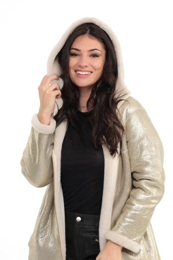 la veste Severine Or Ecu