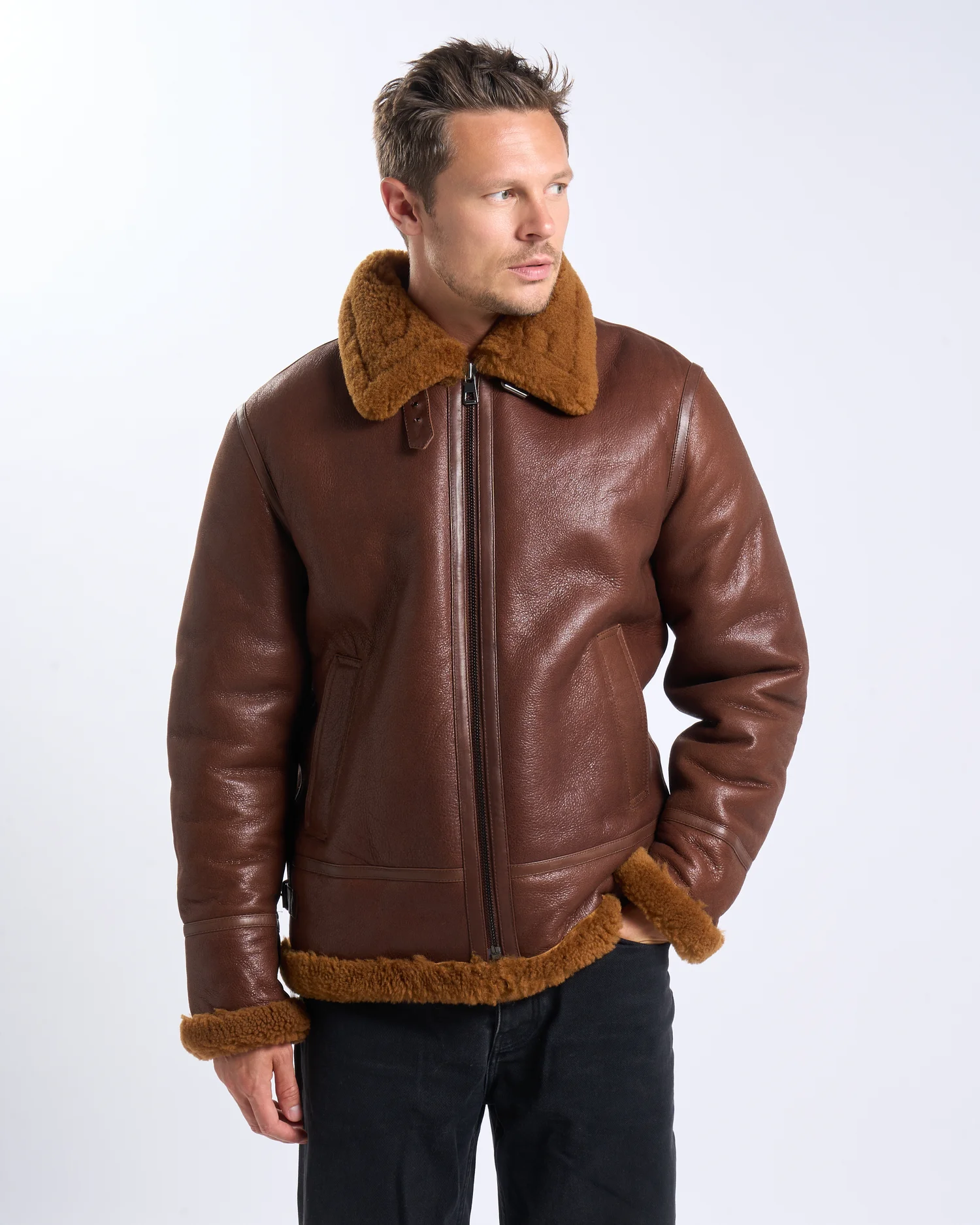 BOMBARDIER CURLY CARAMEL HOMME