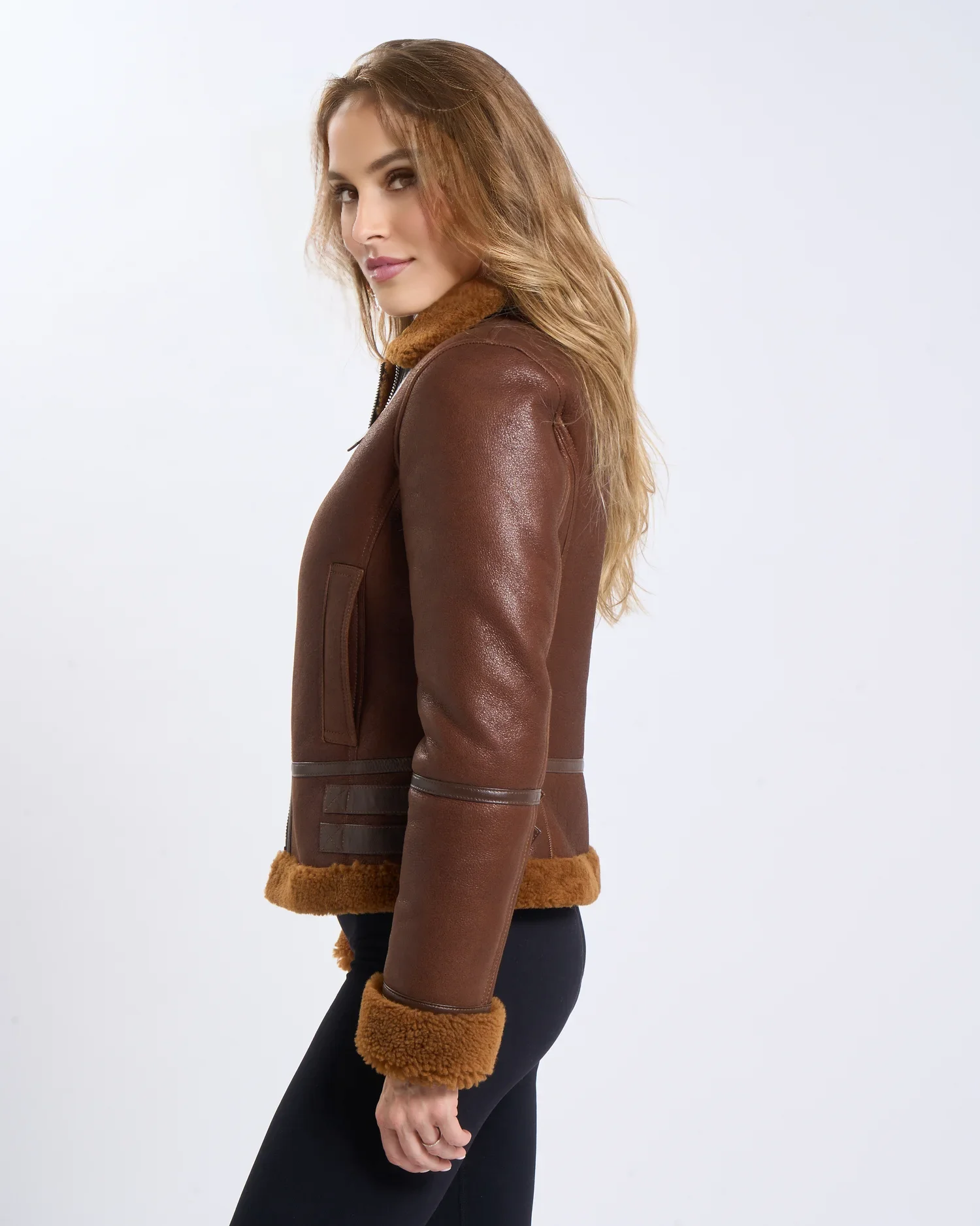BOMBARDIER FEMME HAZELNUT CURLY