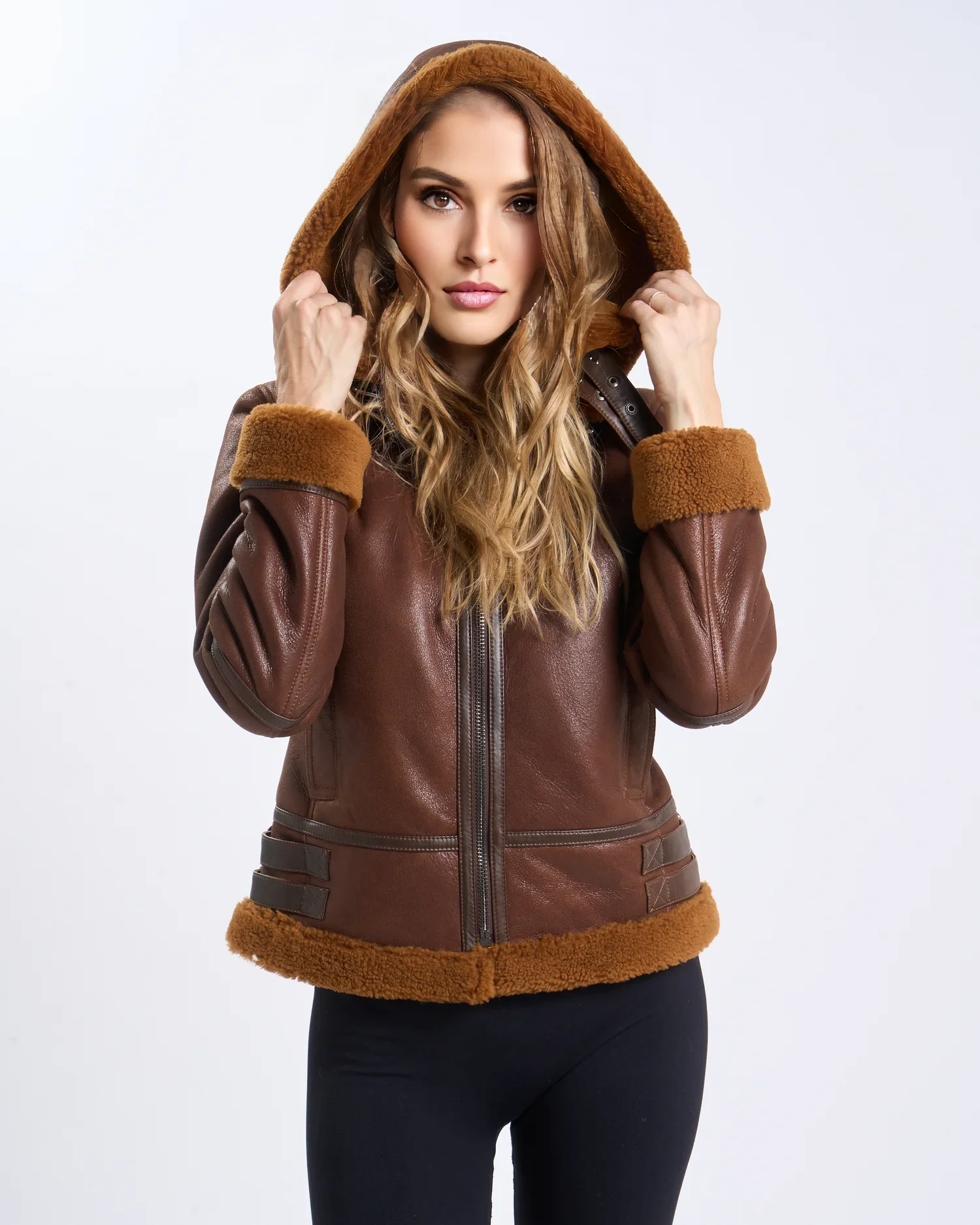 BOMBARDIER HAZELNUT FEMME CAPUCHE