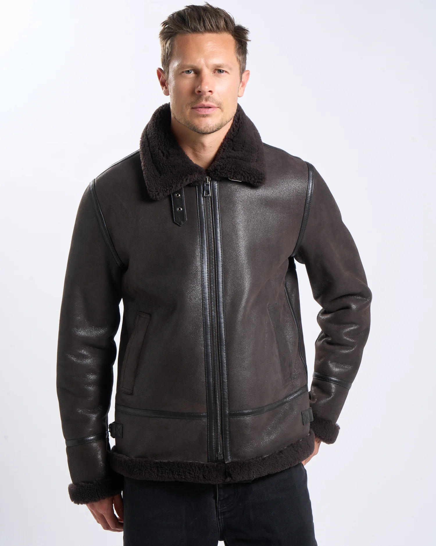 BOMBARDIER HOMME MARRON CHOCO